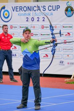 Miha Rožič – 2. mesto ukrivljeni lok člani